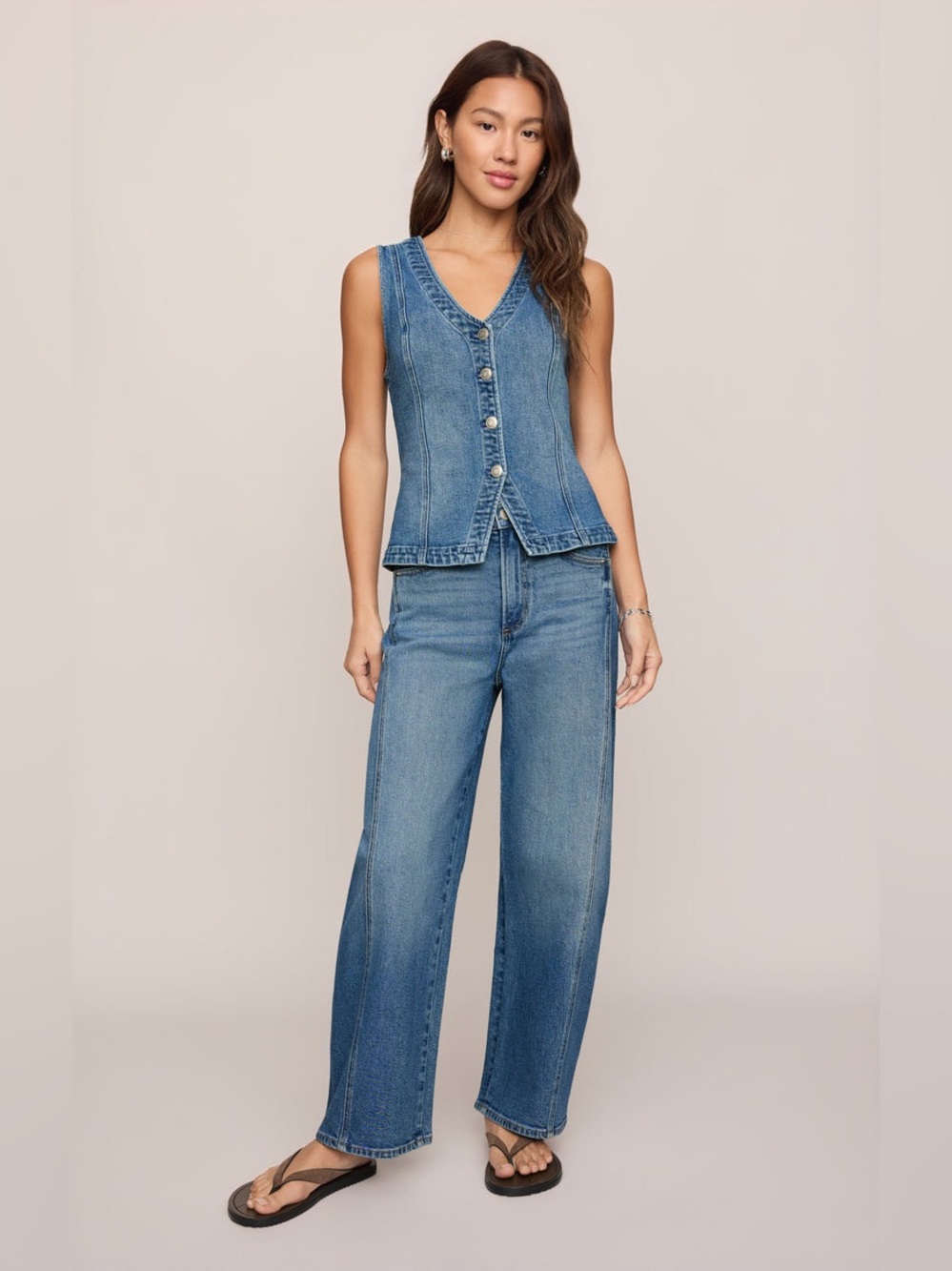 NWT Z Supply Porto Denim Jean Vest - Picture 6 of 7